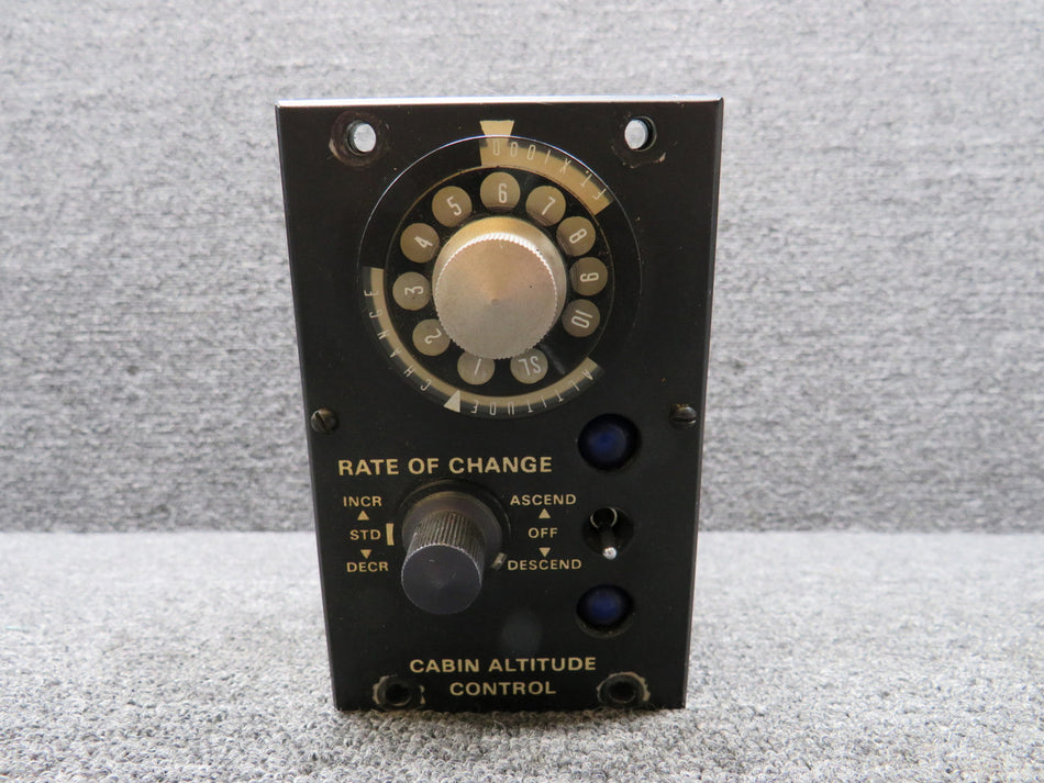 4611-00 (Alt: 48317) Dukes Cabin Pressure Controller with Filter (Tan Knob) (28V)
