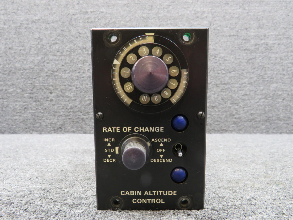 4611-00 (Alt: 48317) Dukes Cabin Pressure Controller with Filter (Motor: 28VDC)