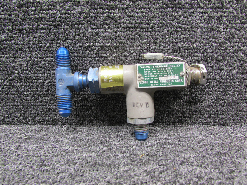 AN6245AB4 (Alt: OZ2001AB4) Ozone Metal Products Corp. Thermal Relief Valve