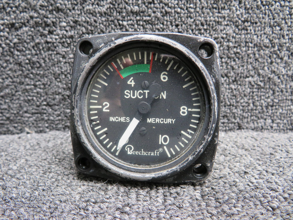 50-384042-1 Aircraft Instruments Suction Indicator (Worn)