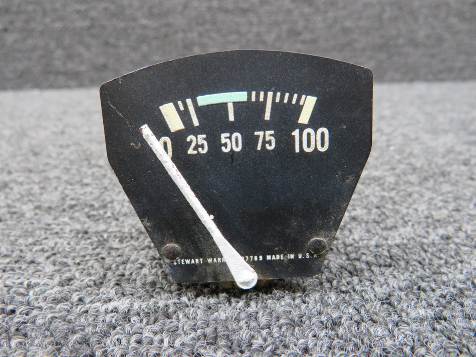 427769 Stewart-Warner Oil Temperature Indicator (Faded Indications)
