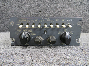 1430-1 Avtech Audio Control Unit with Mods and Extra Switch (28V) (Chipped Face)