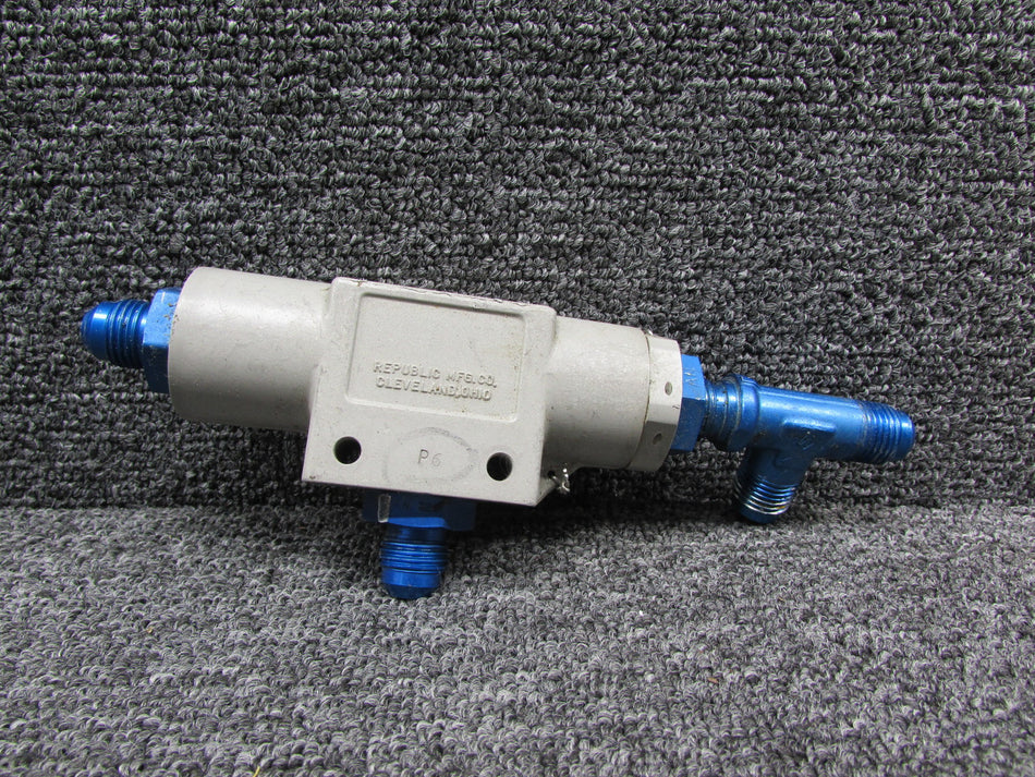 AN6277-6 (Alt: 419-6D27) Teledyne Republic Shuttle Valve Assembly