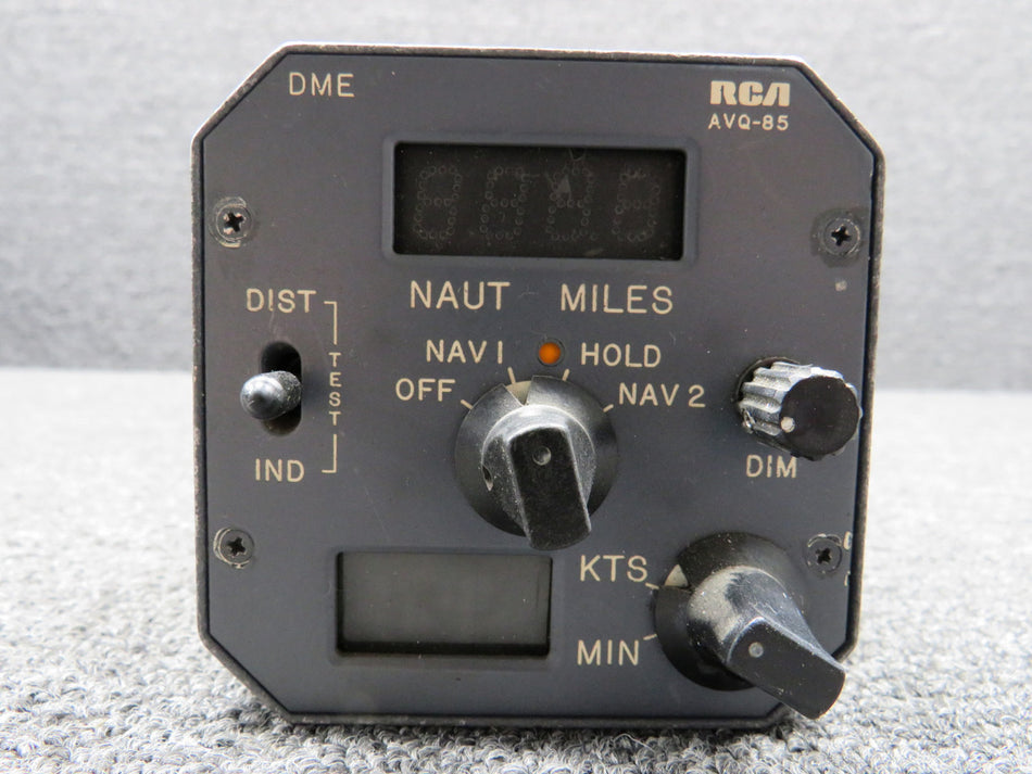 MI-585017-1 RCA AVQ-85 DME Distance Ground Speed Indicator