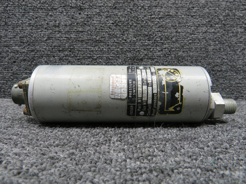 1-1213-AL Jaeger Pressure Switch with Amendments and Green Repairable Tag (Core)