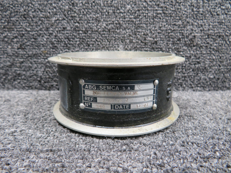 2166-25Z ABG-Semca Non-Return Valve with Green Repairable Tag (Core)