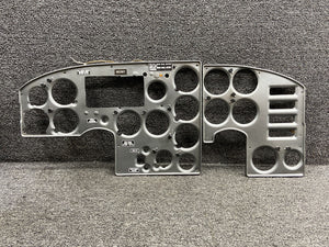 25566-000, 25575-000 Piper PA30 Instrument Panel Cover Set with Post Lights