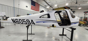 Cessna 162 Fuselage w Bill of Sale, Airworthiness, Data Tag, and Logs