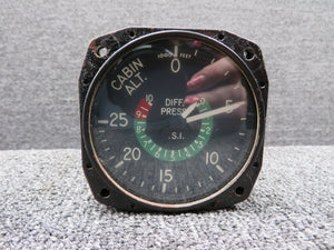 50025-0103 Aerosonic Dual Differential Pressure and Cabin Altitude Indicator