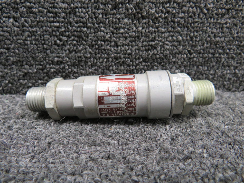 808-1 Bronzavia Non-Return Valve with Green Repairable Tag (Core)