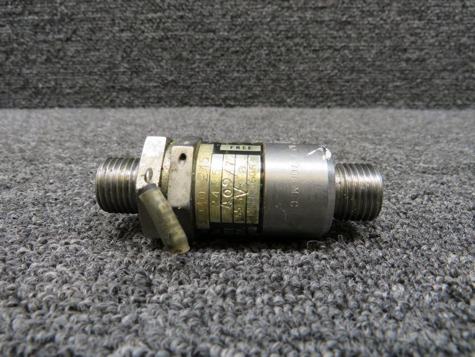 A5040-24510 Messier-Hispano Restrictor Valve with Green Repairable Tag (Core)
