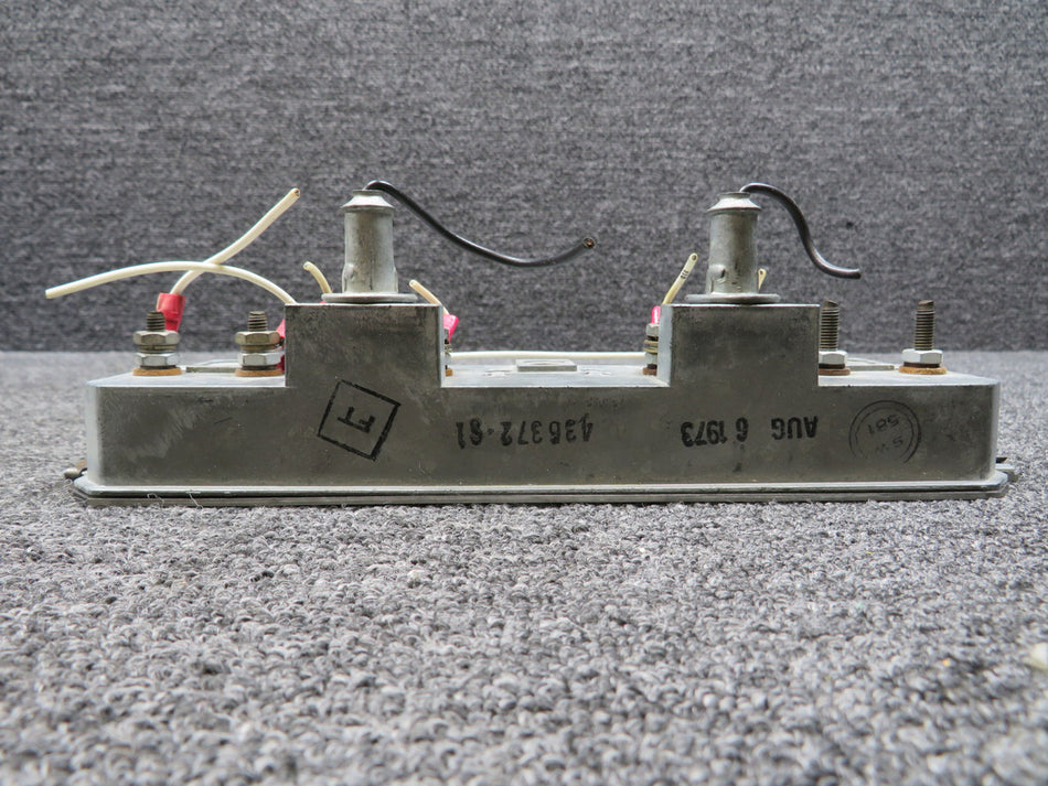 95241-013 Piper 28R-200 Instrument Gauge Cluster Assembly w Cover (Incomplete)