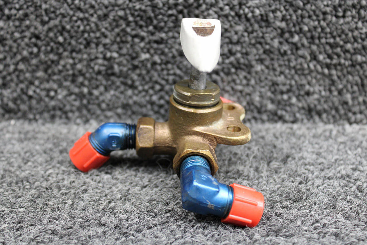 Anderson X670401, 401114-1 Grumman AA1B Anderson Fuel Selector Valve with Handle