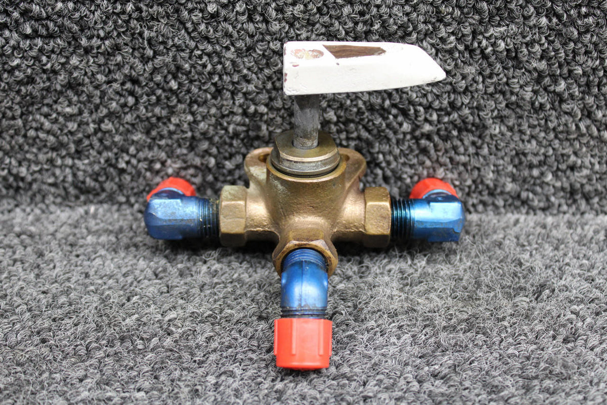 Anderson X670401, 401114-1 Grumman AA1B Anderson Fuel Selector Valve with Handle