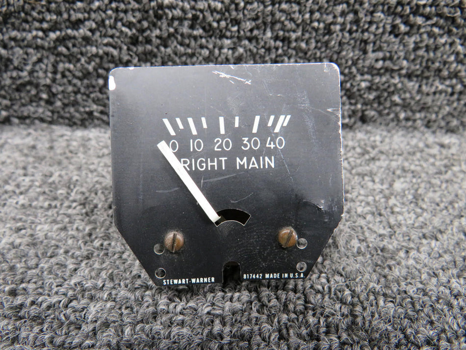 Stewart-Warner 817442 Stewart-Warner Right Main Fuel Gauge