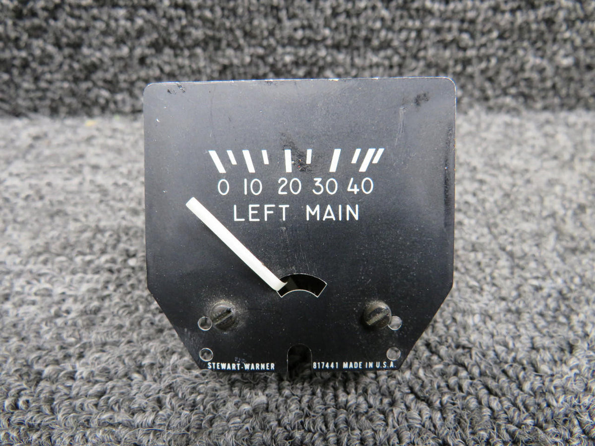 Stewart-Warner 817441 Stewart-Warner Left Main Fuel Gauge