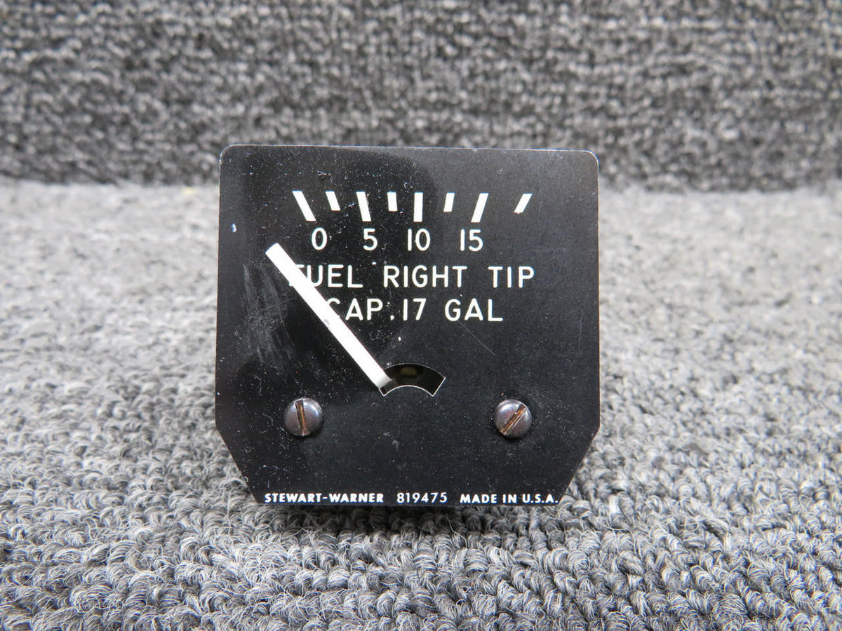 Stewart-Warner 819475 Stewart-Warner Right Fuel Tip Indicator (17 Gallon Cap)