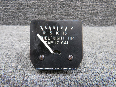 Stewart-Warner 819475 Stewart-Warner Right Fuel Tip Indicator (17 Gallon Cap)