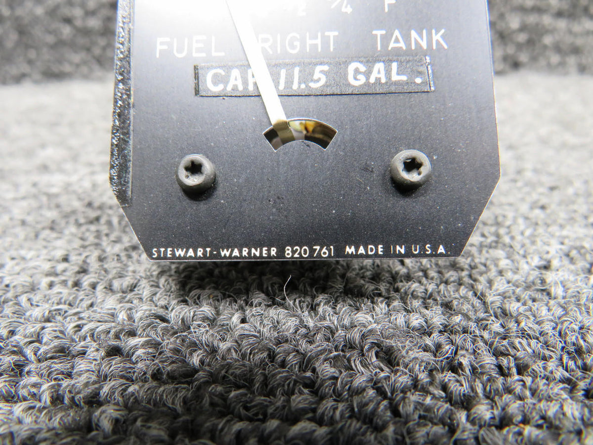 Stewart-Warner 820761 Stewart-Warner Right Fuel Tank Indicator (11.5 Gallon Cap)