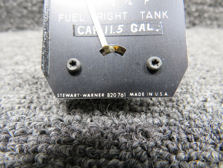 Stewart-Warner 820761 Stewart-Warner Right Fuel Tank Indicator (11.5 Gallon Cap)