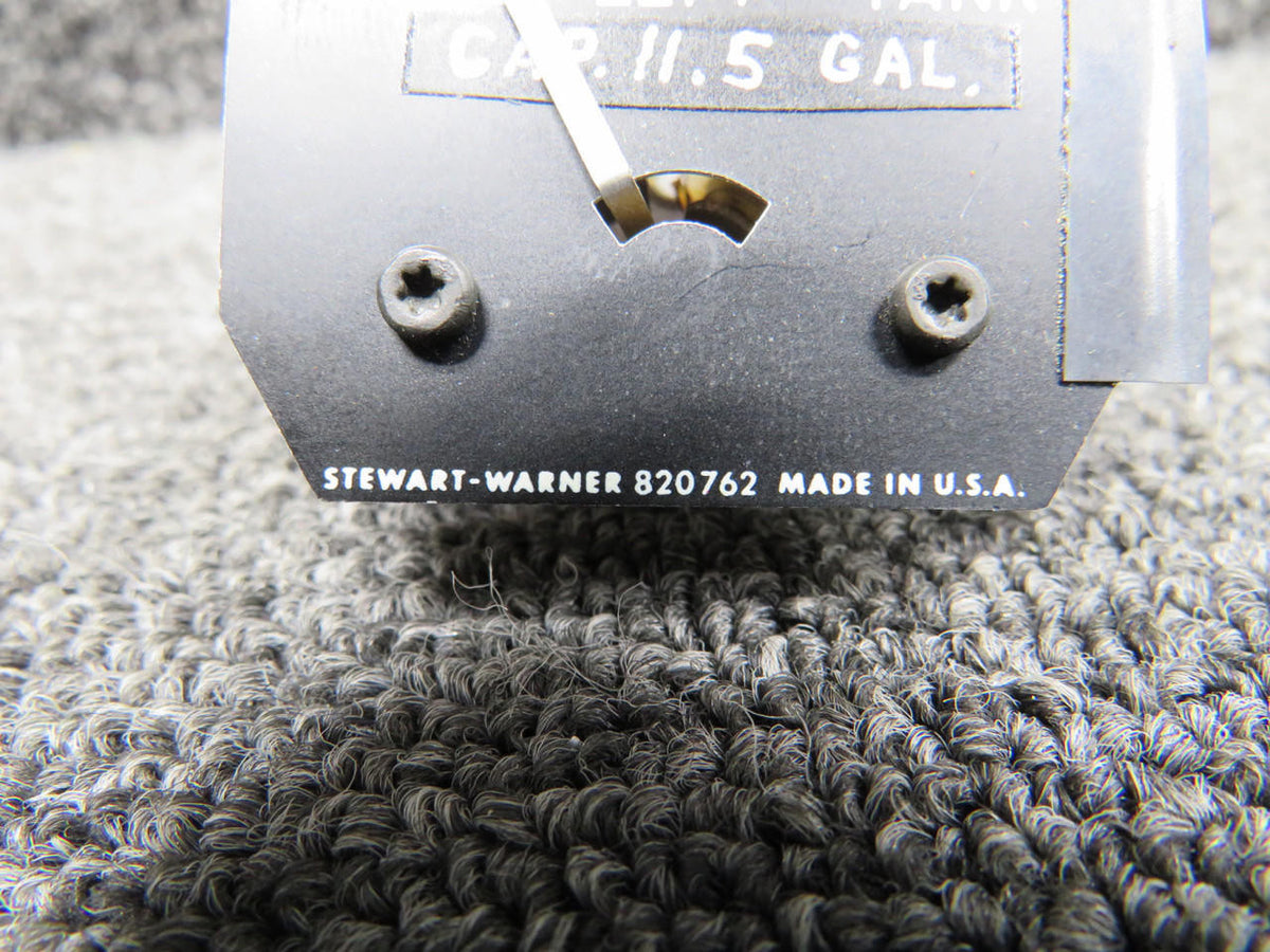 Stewart-Warner 820762 Stewart-Warner Left Fuel Tank Indicator (11.5 Gallon Cap)