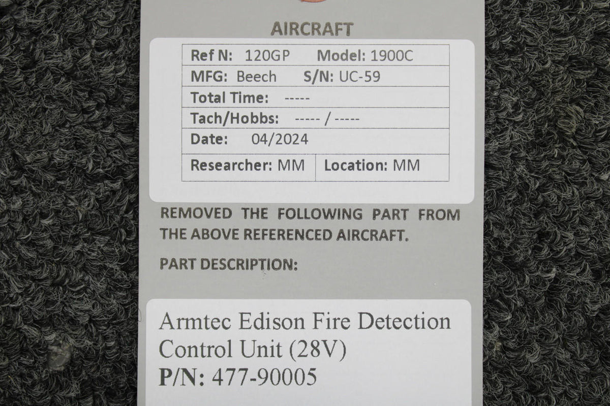 Armtec / Edison 477-90005 Armtec Edison Fire Detection Control Unit (Volts: 28)