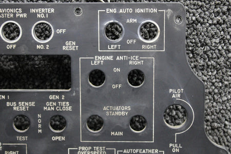 Beechcraft Parts 114-384005-3 (Use: 114-384005-5) Beech 1900C Electroluminescent Panel (115V)