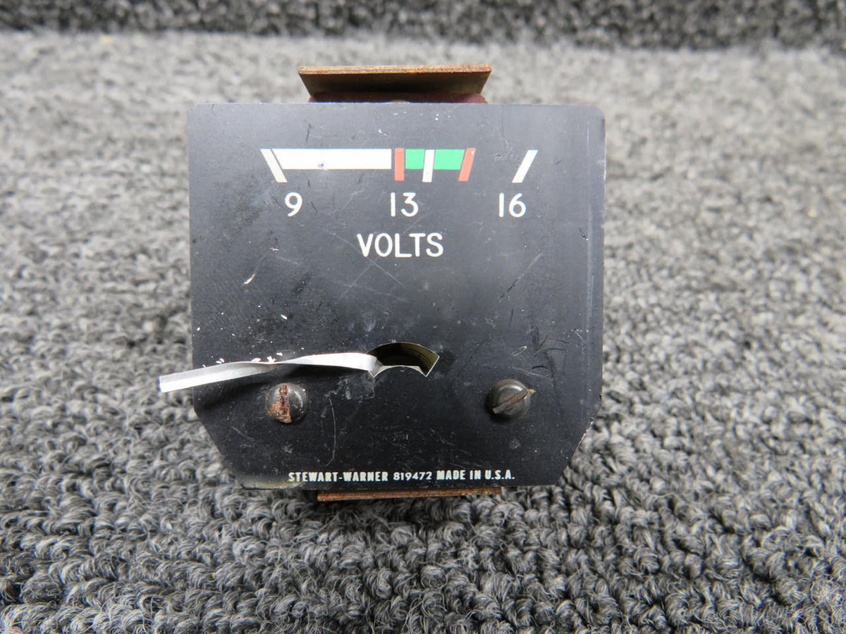 Stewart-Warner 819472 Stewart-Warner Volts Indicator (Broken Needle) (Core)