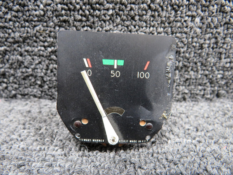 Stewart-Warner 817437 Stewart-Warner Indicator (Worn and Dented Face)