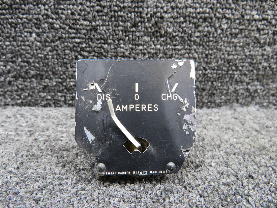 Stewart-Warner 818673 Stewart-Warner Ammeter Indicator (Worn Face, Broken Needle) (Core)