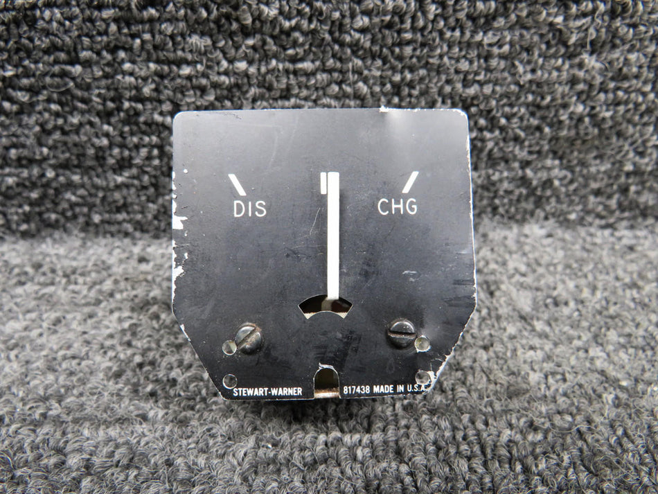 Stewart-Warner 817438 Stewart-Warner DIS-CHG Indicator (Worn Face)