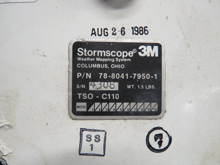 3M 78-8041-7950-1 3M Stormscope Antenna (Black)