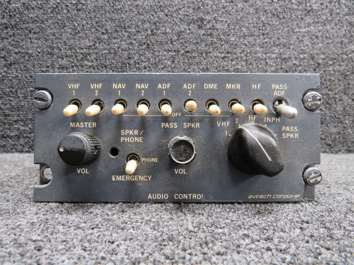 Avtech Corp. 793-20 Avtech Audio Control Unit with Modifications (28V) (Chipped Face) (Core)