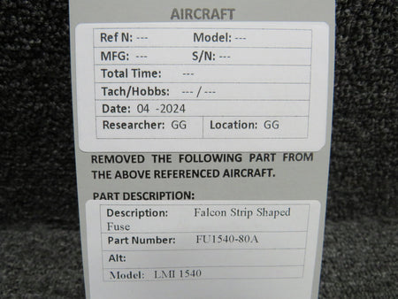 Falcon FU1540-80A Falcon LMI 1540 Strip Fuse