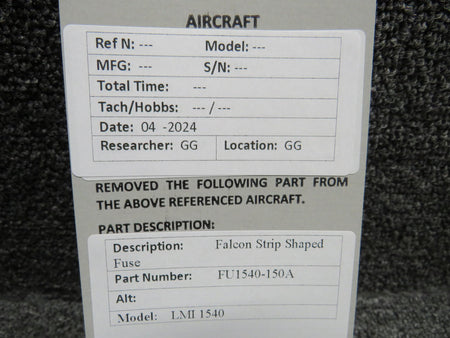 Falcon FU1540-150A Falcon LMI 1540 Strip Fuse