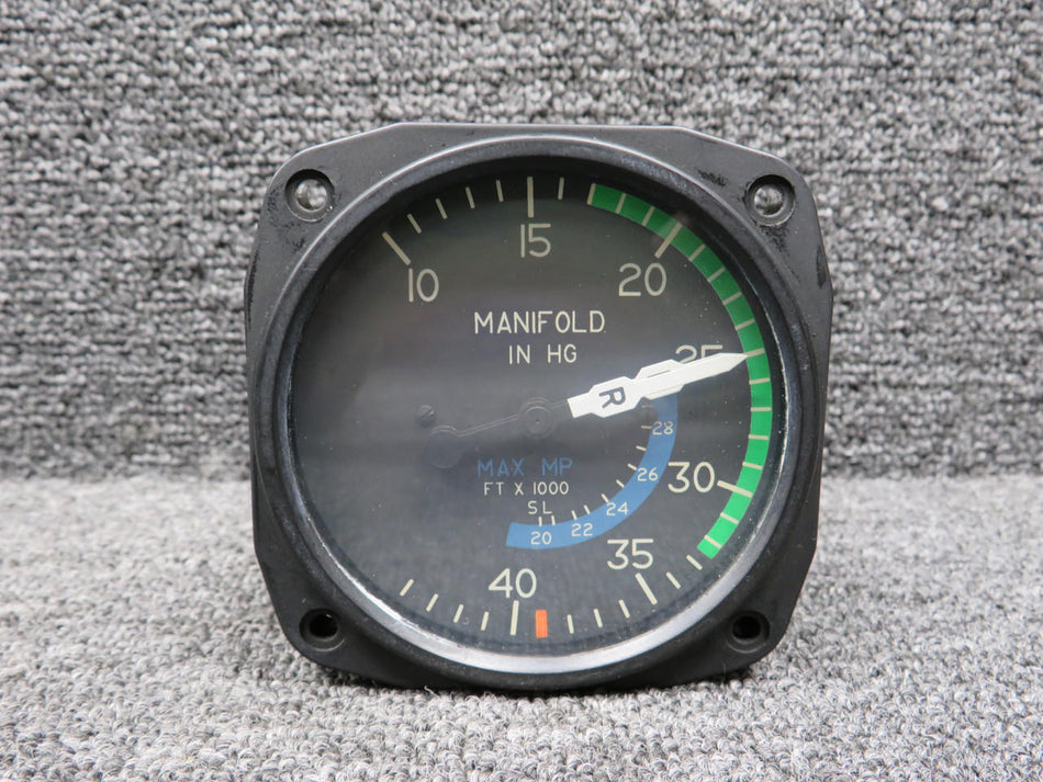 United Instruments 6121 (Alt: C662026-0111) United Dual Manifold Pressure Indicator (Code: E.76)