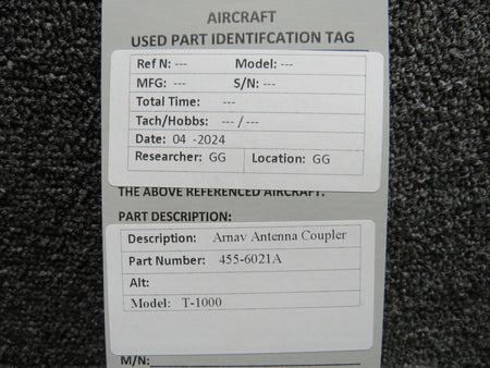 ARNAV 455-6021A Arnav T-1000 Antenna Coupler