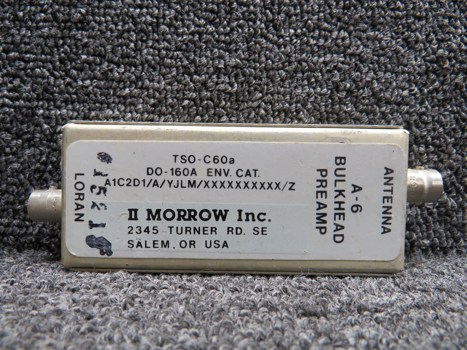 Morrow Inc. A-6 II Morrow Bulkhead Preamp Antenna Coupler