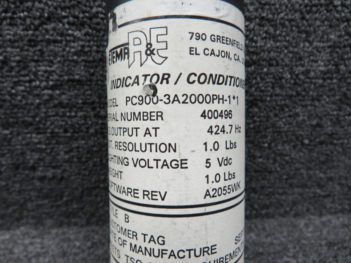 Ketema PC900-3A2000PH-1-1 Ketema Fuel Flow Indicator (Broken Glass)