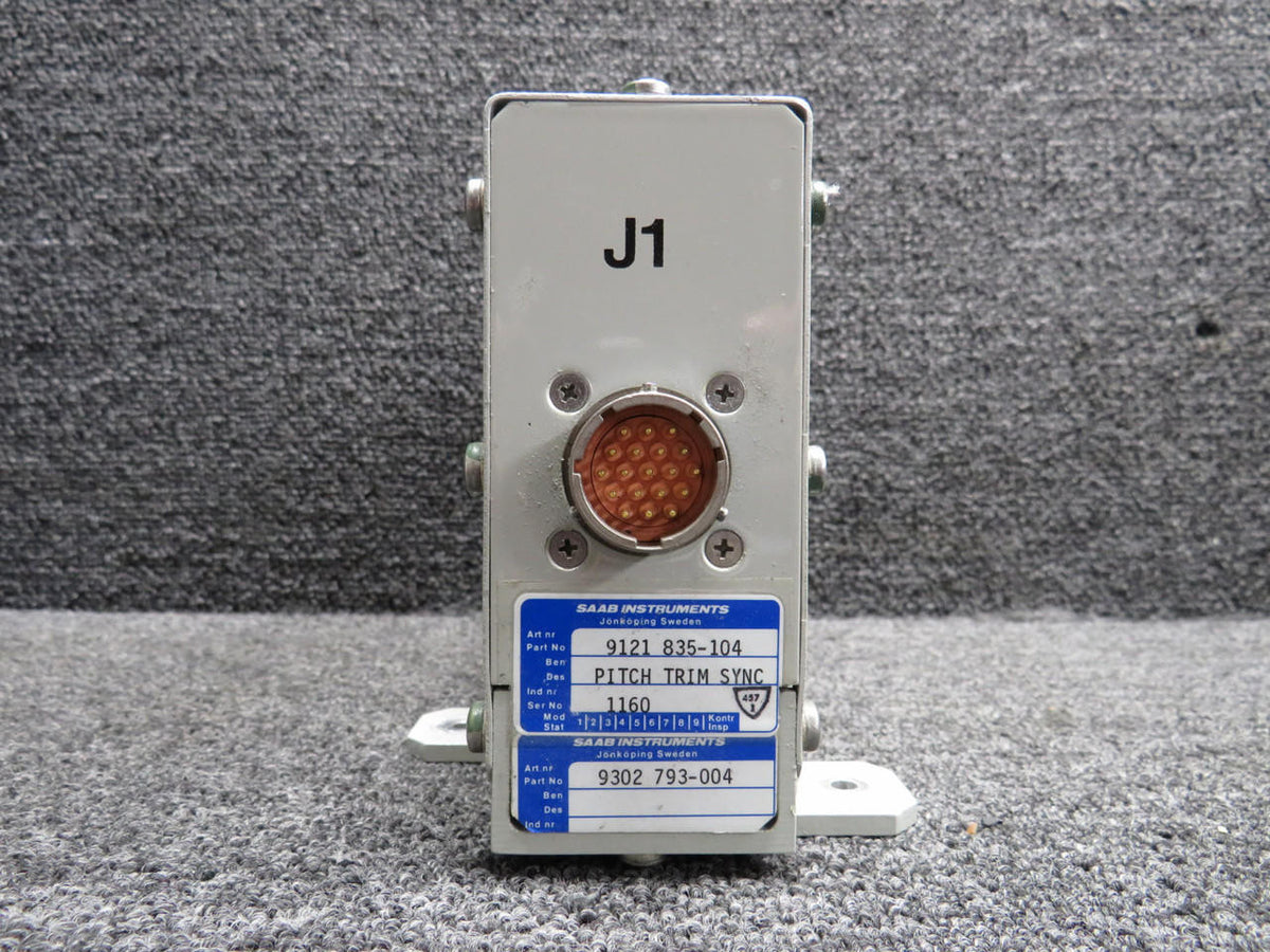SAAB Aircraft Parts 9121-835-104 (Alt: 9302-793-004) Saab Pitch Trim Synchronizer