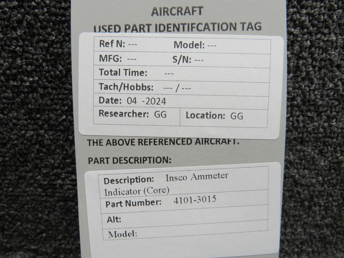 Insco 4101-3015 Insco Ammeter Indicator (Core)