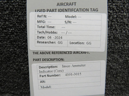Insco 4101-3015 Insco Ammeter Indicator (Core)