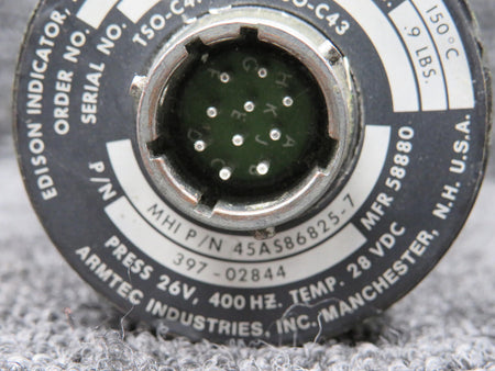 Armtec 397-02844 (Alt: 45AS86825-7) Armtec Dual Pressure and Temperature Indicator