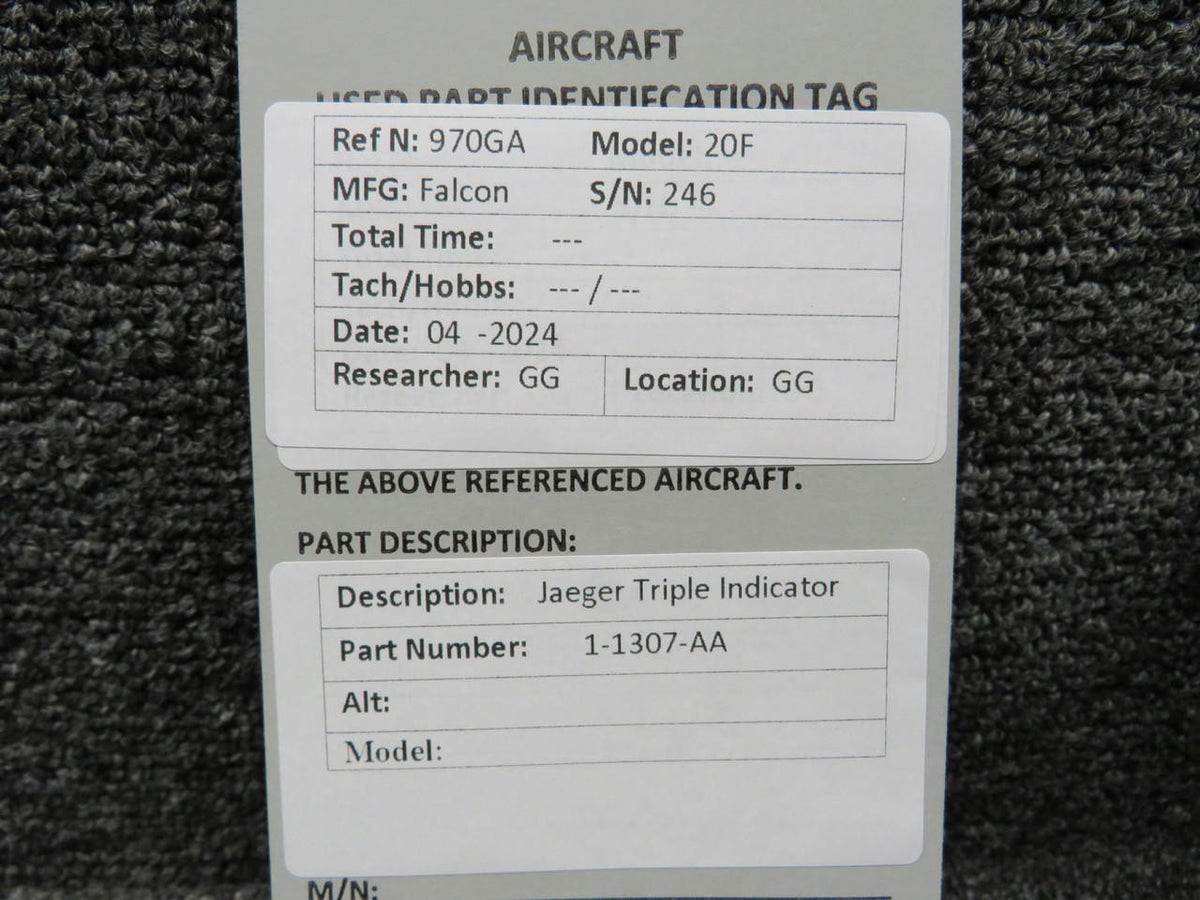jaeger 1-1307-AA Jaeger Triple Indicator