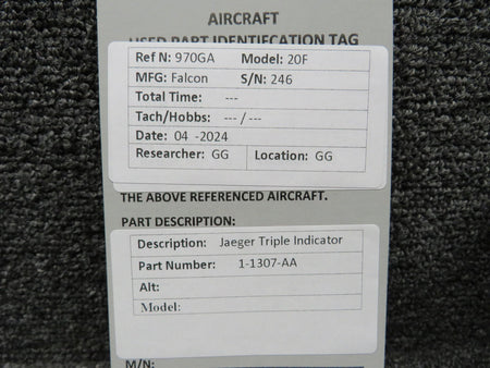 jaeger 1-1307-AA Jaeger Triple Indicator
