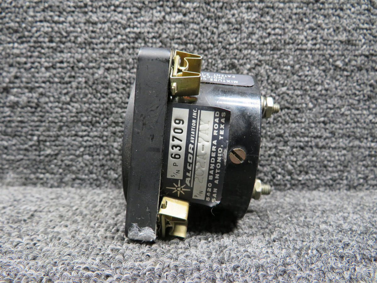 Alcor 202A-7AY Alcor Exhaust Gas Temperature Gauge with Yellow Indicator Needle