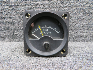 202A-7AY Alcor Exhaust Gas Temperature Gauge with Yellow Indicator Needle