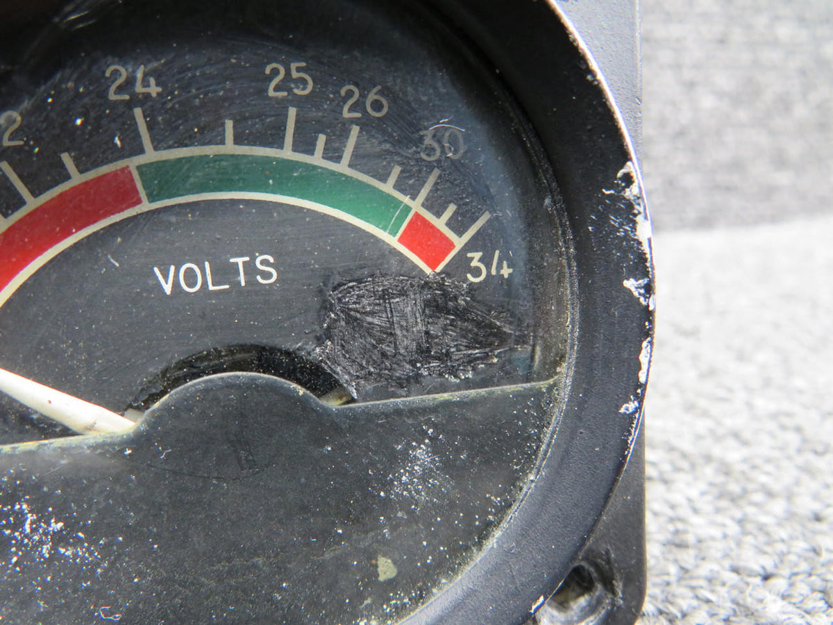 Does Not Apply 562-916 Voltmeter Indicator (Volt Range: 18-34V) (Worn Face)