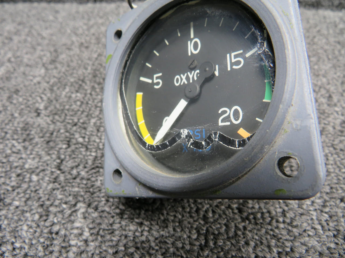 Bel Aire C668512-0101 Bel Aire Instruments Oxygen Pressure Indicator (Worn Seal)