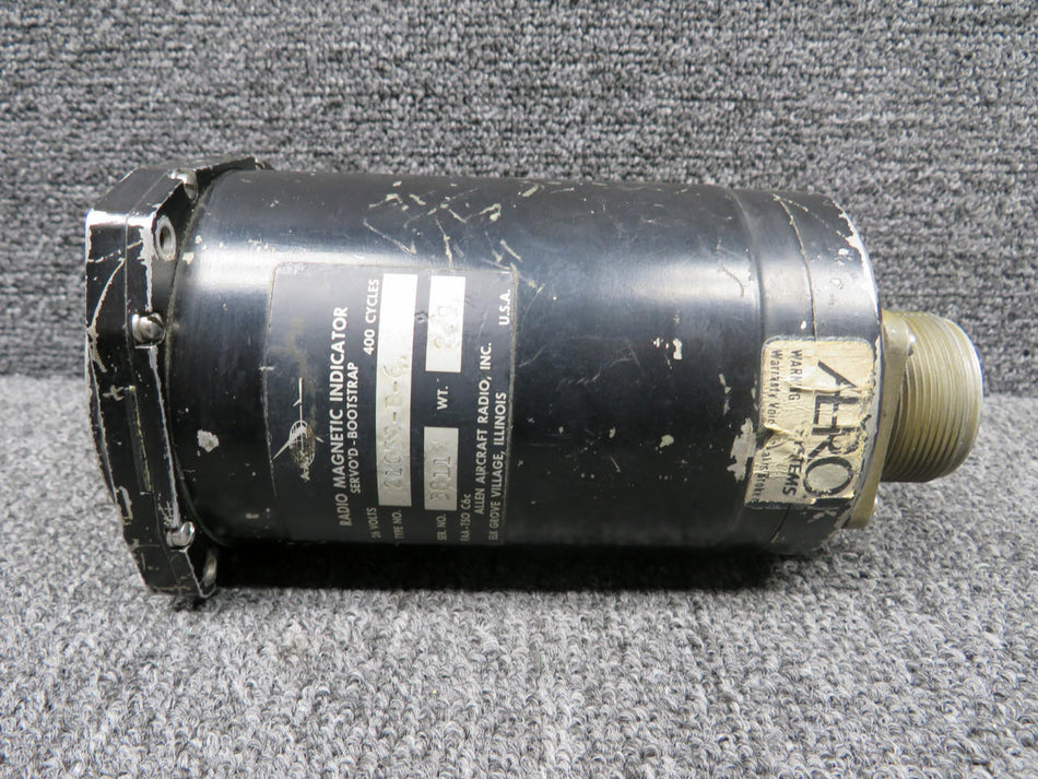 Allen 2105D-B-6 Allen Aircraft Radio Magnetic Indicator (Worn Face) (Chipped Paint)